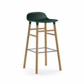 Normann Copenhagen Form Barstol 75 cm. - Egetr - Grn