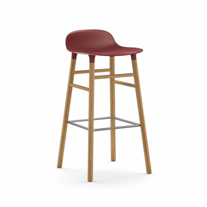 Normann Copenhagen Form Barstol 75 cm. - Egetr - Rd