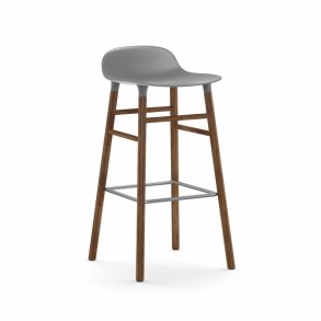 Normann Copenhagen Form Barstol 75 cm. - Valnd - Gr