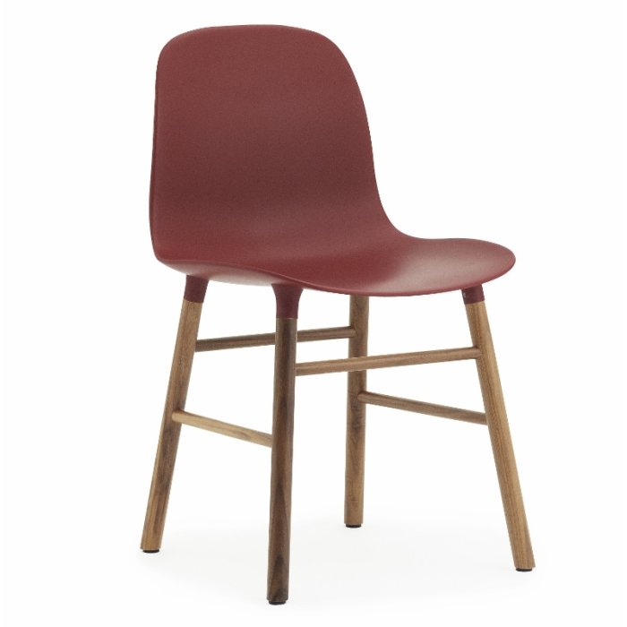 Normann Copenhagen Stol Form Chair - Valnd - Rd