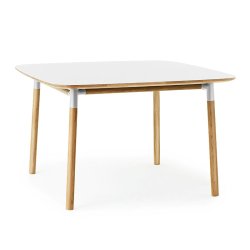 Normann Copenhagen Form Spisebord - 120x120cm - Hvid