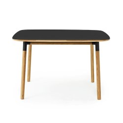 Normann Copenhagen Form Spisebord - 120x120cm - Sort