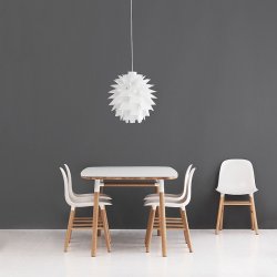 Normann Copenhagen Form Spisebord - 95x200cm - Hvid