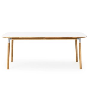 Normann Copenhagen Form Spisebord - 95x200cm - Hvid