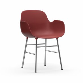 Normann Copenhagen Form Armchair Stol - Krom - Rd