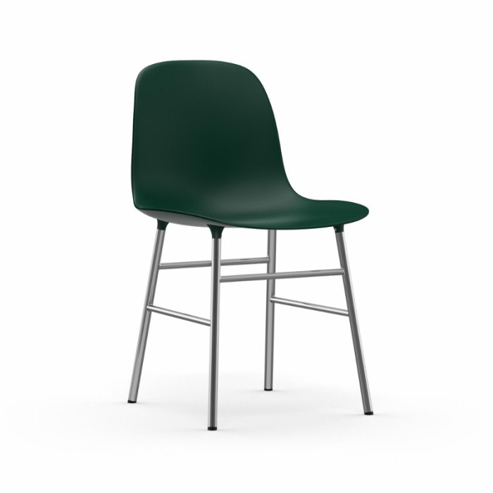 Normann Copenhagen Stol Form Chair - Krom - Grn