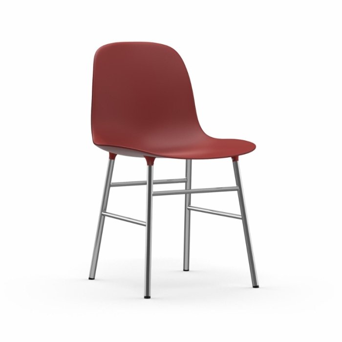 Normann Copenhagen Stol Form Chair - Krom - Rd