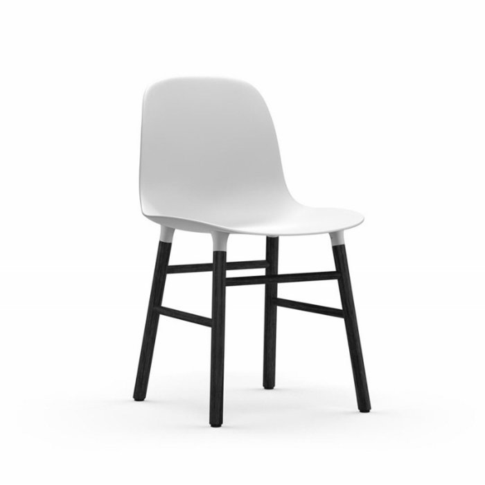 Normann Copenhagen Stol Form Chair - Sort - Hvid