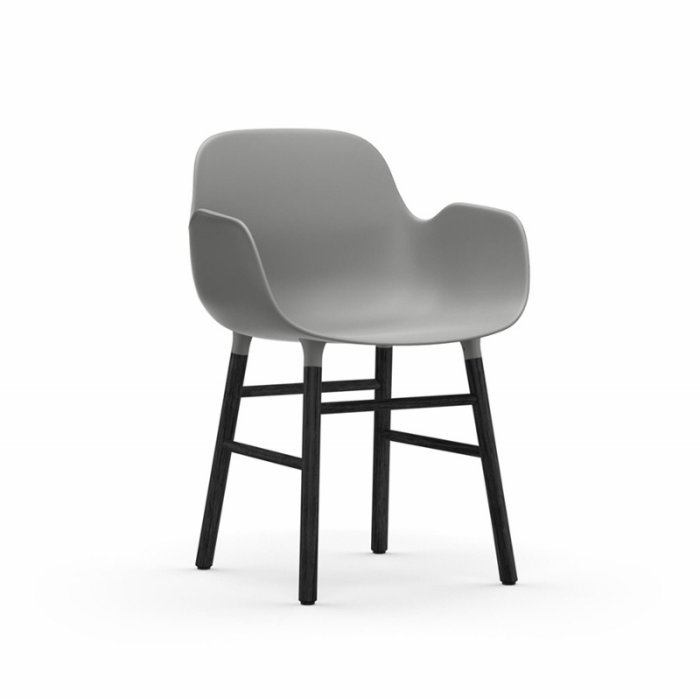 Normann Copenhagen Form Armchair Stol - Sort - Gr