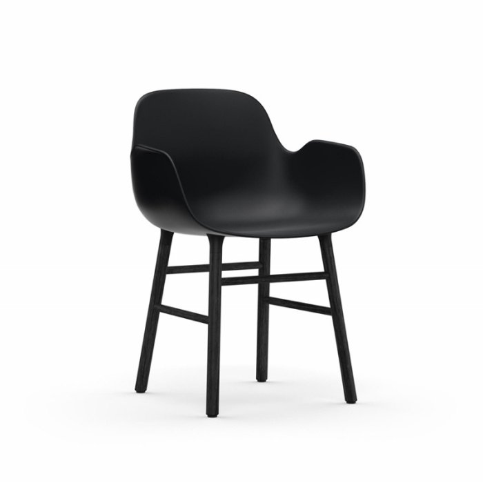 Normann Copenhagen Form Armchair Stol - Sort - Sort