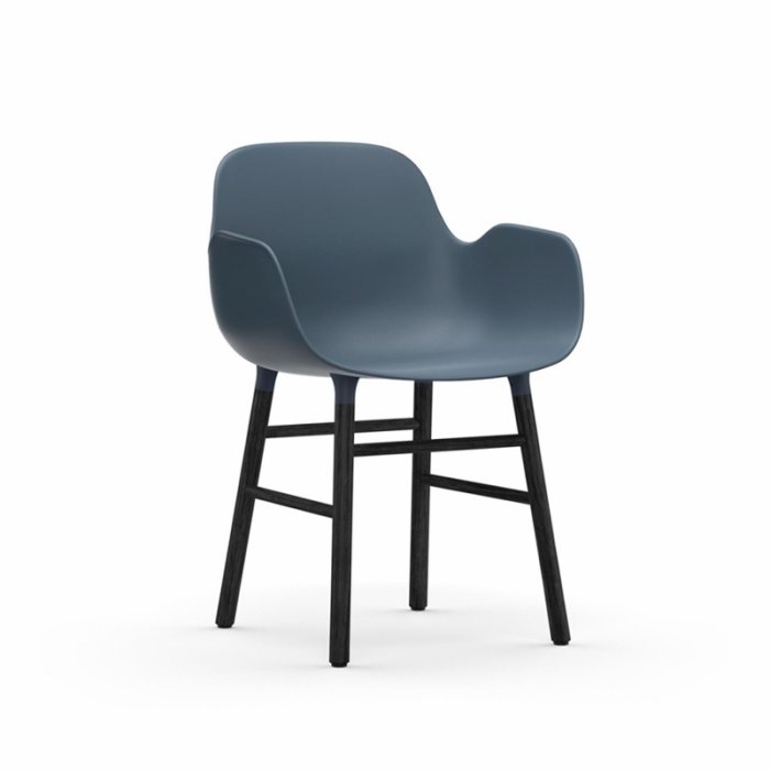 Normann Copenhagen Form Armchair Stol - Sort - Bl