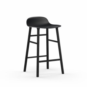 Normann Copenhagen Form Barstol 65 cm. - Sort - Sort