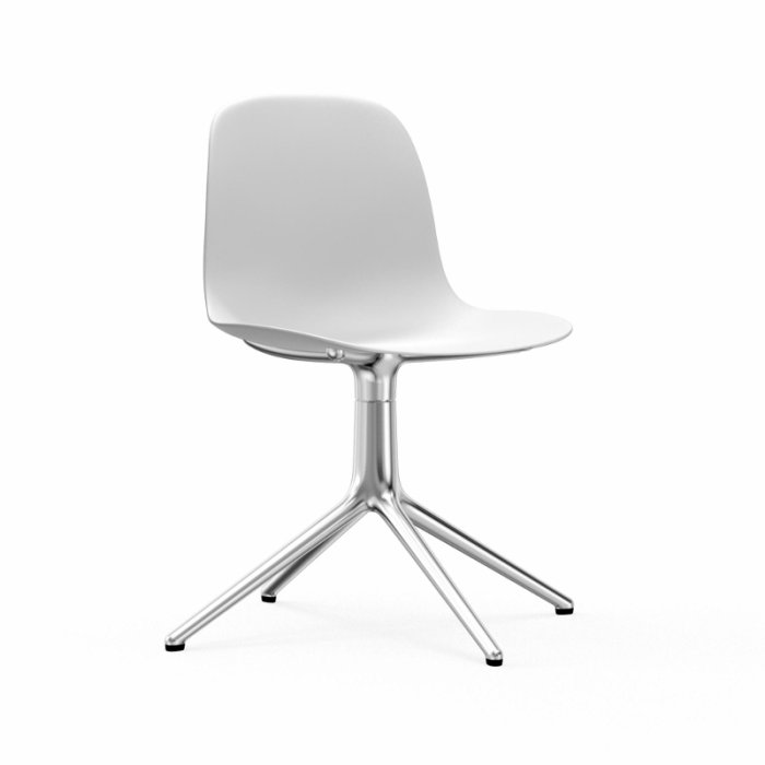 Normann Copenhagen Form Chair Swivel - Alu - Hvid