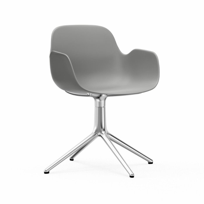 Normann Copenhagen Form Armchair Swivel - Alu - Gr