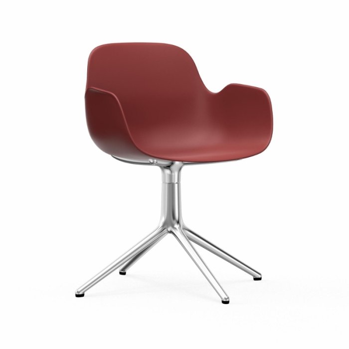 Normann Copenhagen Form Armchair Swivel - Alu - Rd