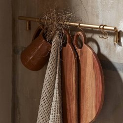 Nordal Malo Hyldestang m/ 6 Kroge Messing