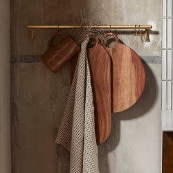 Nordal Malo Hyldestang m/ 6 Kroge Messing