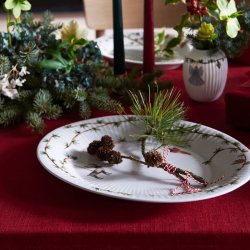 K&auml;hler Hammershi Christmas Ovalt Bordfad 27x34 cm