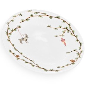 Kähler Hammershi Christmas Ovalt Bordfad 27x34 cm