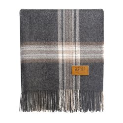 Skriver Collection Baby Alpaca Plaid - Brun/Gr