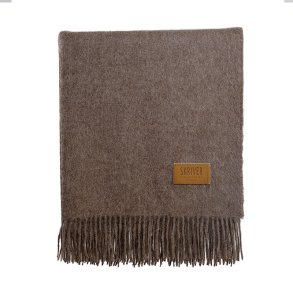 Skriver Collection Baby Alpaca Plaid - Brun