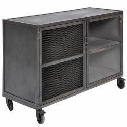 Muubs Bronx Barskab - Sort Jern