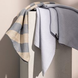 Humdakin Strikket Kkken Hndklde Blue Glass