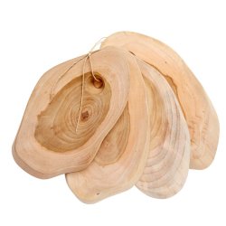 Muubs Organic Tapas Brt i Teaktr - St m. 4 stk.