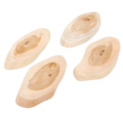 Muubs Organic Tapas Brt i Teaktr - St m. 4 stk.