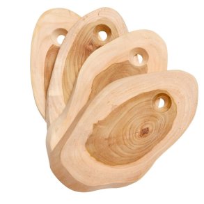 Muubs Organic Tapas Brt i Teaktr - St m. 4 stk.