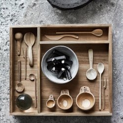 Muubs Mleskeer Emma Teak Natur - 3 stk.