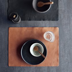 Muubs Camou Dkkeserviet i Lder - Camel