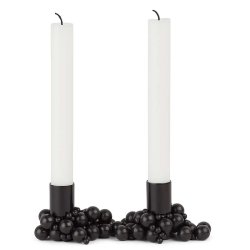 Gejst MOLEKYL 2 Lysestage - Sort