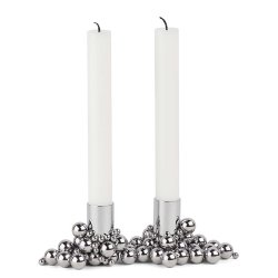 Gejst MOLEKYL 2 Lysestage - Krom