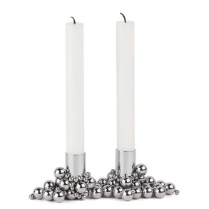 Gejst MOLEKYL 2 Lysestage - Krom