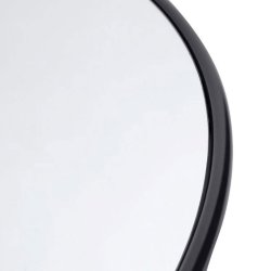 Muubs Rundt Spejl Copenhagen Large Sort - 110cm