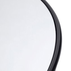 Muubs Rundt Spejl Copenhagen Small Sort - 80 cm