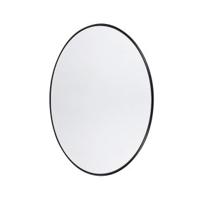 Muubs Rundt Spejl Copenhagen Small Sort - 80 cm