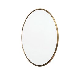 Muubs Rundt Spejl Copenhagen Small - 80 cm - Messing