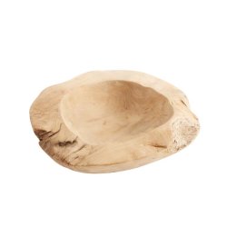 Muubs Rustik skl i teaktr - 40 cm