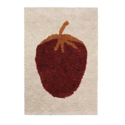 Ferm Living Kids - Fruiticana Tufted Tppe - Jordbr - Small 