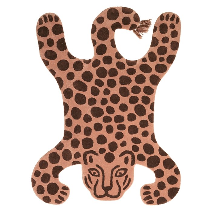 Ferm Living Safari - Tppedyr Leopard - Orange