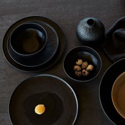 Muubs Ceto Dessert Tallerken - Sort 