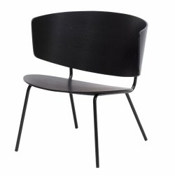 Ferm Living Herman Lounge Stol - Sort