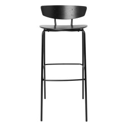 Ferm Living Herman Barstol - Sort - Hj