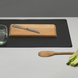 LindDNA - Dkkeserviet - Square - Large - Buffalo - Sort