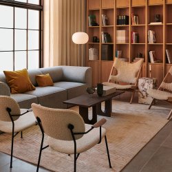 Audo Copenhagen Androgyne Lounge Sofabord Mrkbejdset Eg