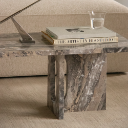 Audo Copenhagen Androgyne Lounge Sofabord - Marmor Grey Galaxy