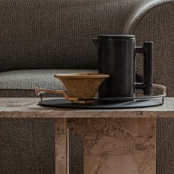 Audo Copenhagen Androgyne Lounge Sofabord - Sten Kunis Breccia