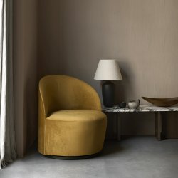 Audo Copenhagen Androgyne Lounge Sofabord Mrkbejdset Eg/Calacatta Viola